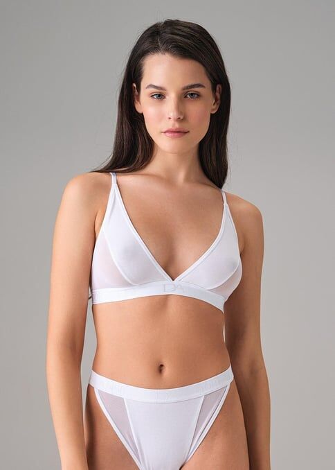 DOREANSE Kadın Yarı Transparan Üçgen Sütyen 5553
