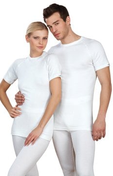 AQUA CM2501 THERMAL SIFIR YAKA KISA KOL T-SHIRT UNISEX