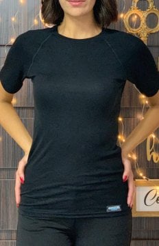 AQUA CM2501 THERMAL SIFIR YAKA KISA KOL T-SHIRT UNISEX