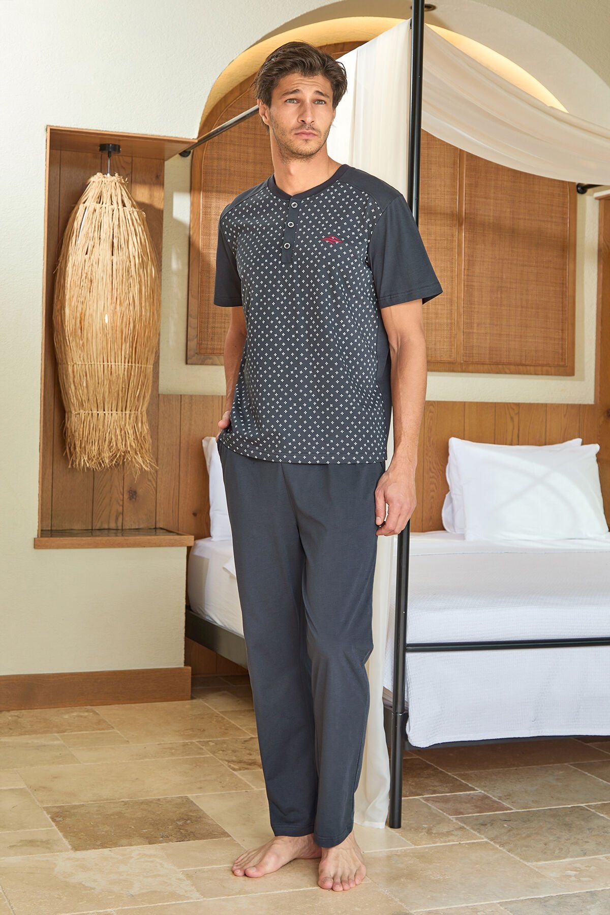 Kısa Kol Pijama Takım CossybyAqua 25916