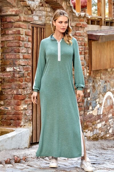 Bilek Boy Uzun Kollu Elbise CossybyAqua 24378