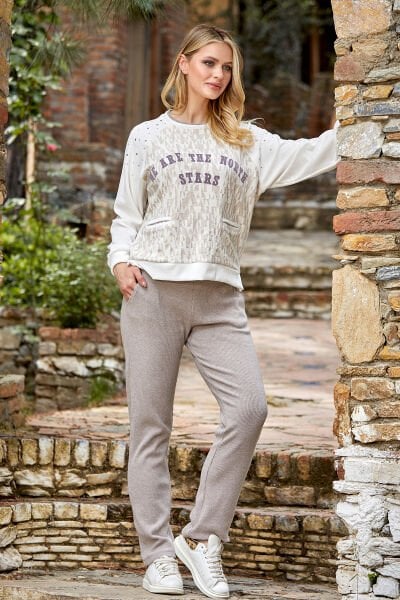 Baskı Detay Spor 2'li Takım Cossy by Aqua 24344