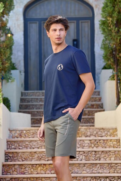 Kısa Kol Erkek Şort Takım Cossy By Aqua 25950