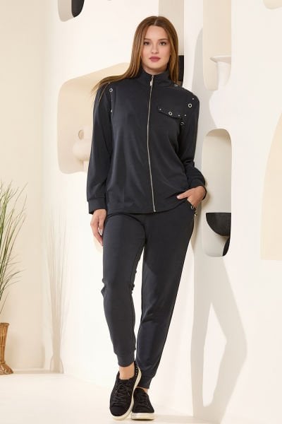 Dik Yaka Spor Eşofman Takım CossybyAqua 25343