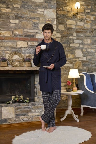 Polar Erkek Sabahlık CossybyAqua 26159 2XL - LACİVERT