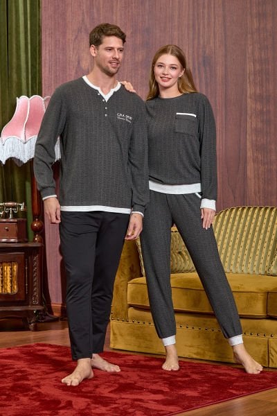 Uzun Kol Pijama Takım CossybyAqua 25069