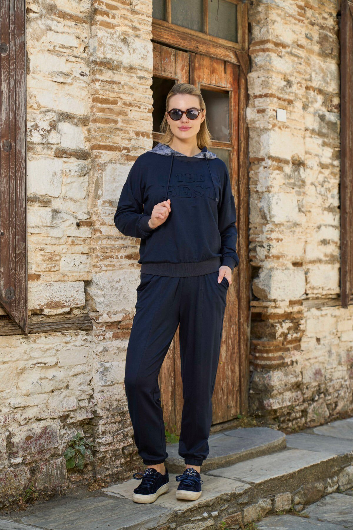 Kapüşonlu Spor Eşofman Takım CossybyAqua 26040