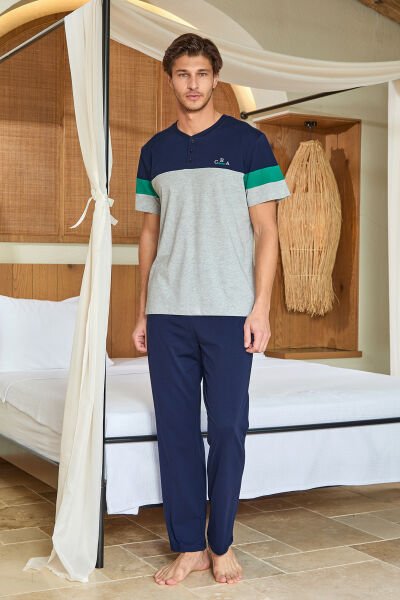 Kısa Kol Pijama Takımı Cossy by Aqua 25918 M