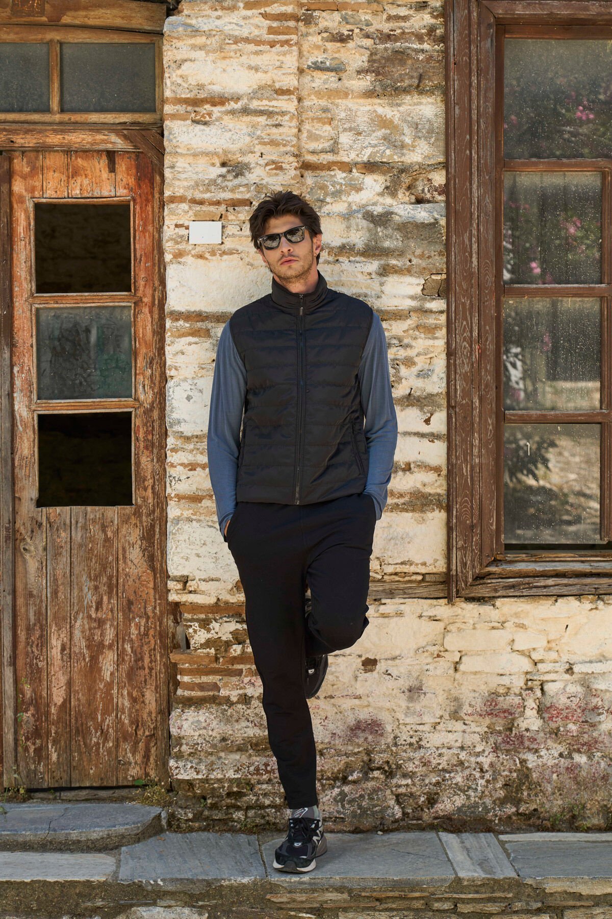 Spor Erkek 3'lü Yelekli Takım CossybyAqua 26184