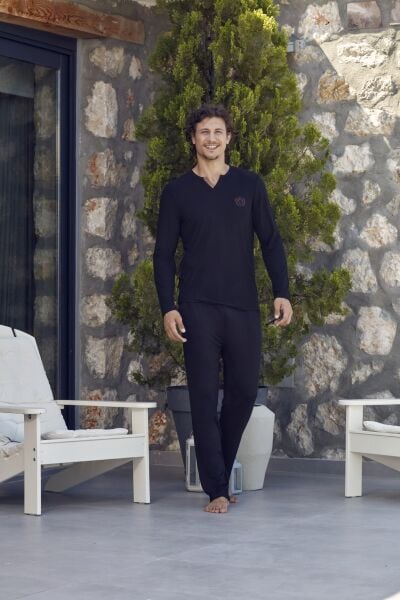Uzun Kol Erkek Pijama Takımı CossybyAqua 27440
