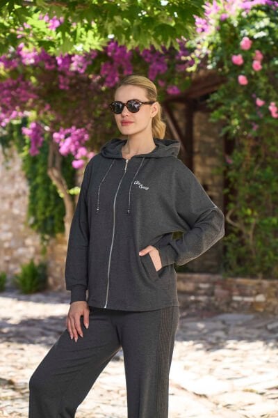 Kapüşonlu Spor Eşofman Takımı CossybyAqua 26123