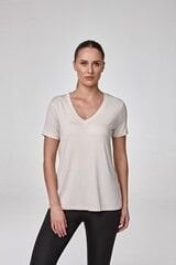 Relactive Kadın Kısa Kollu Derin V Yaka T-Shirt Bluz 2572