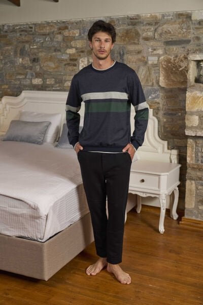 Sıfır Yaka Erkek 2'li Takım CossybyAqua 26195