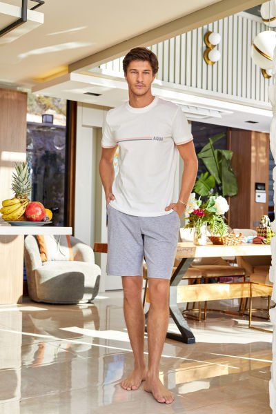 Kısa Kol Şort Pijama Takım CossybyAqua 24914