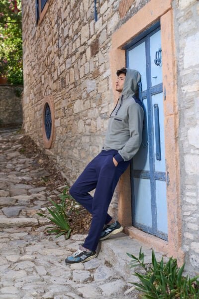 Kapüşonlu Erkek Eşofman Takımı CossybyAqua 26182