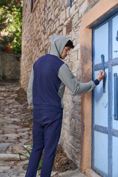 Kapüşonlu Erkek Eşofman Takımı CossybyAqua 26182