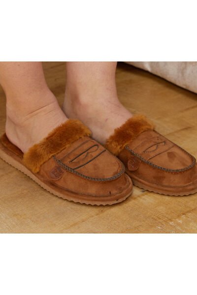 Kürklü Ev Terliği Cossybyaqua CBA028 2(37-38) - CAMEL