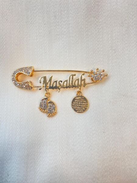 Zirkon Taşlı Çatal İğne Tk662