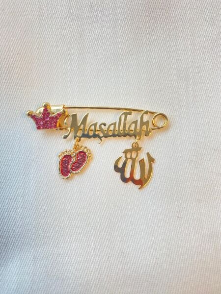 Zirkon Taşlı Çatal İğne Tk662