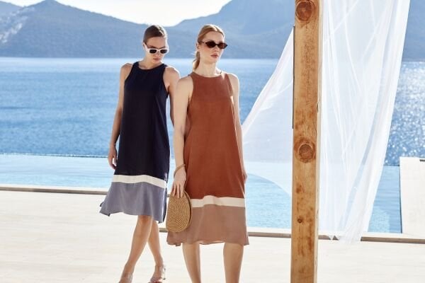 Kolsuz Midi Elbise CossybyAqua 26780