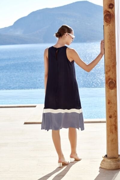 Kolsuz Midi Elbise CossybyAqua 26780