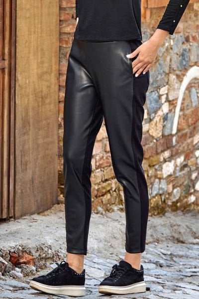 Deri Cep Detay Spor Tek Alt CossybyAqua 24243-a