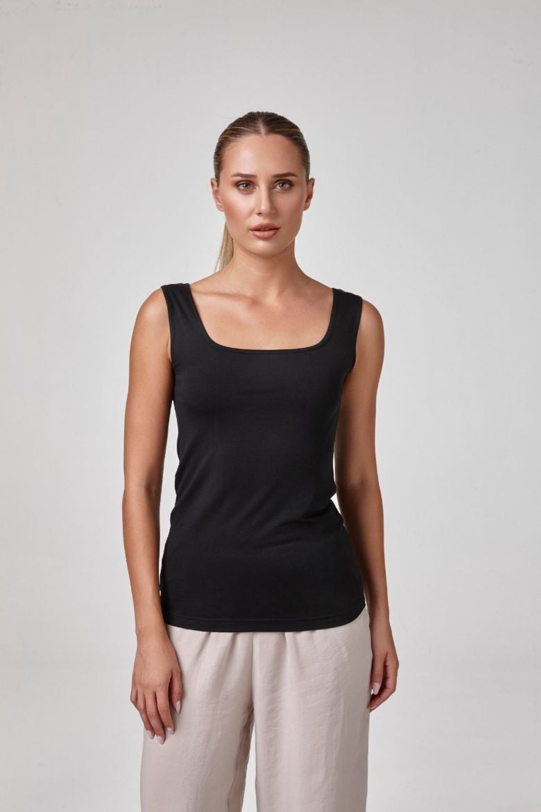 Kadın Askılı Body T-Shirt Fit Kalıp Relactive2616