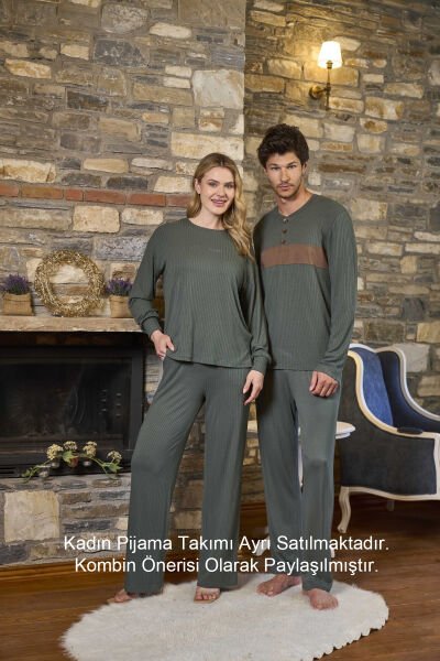 Uzun Kol Erkek Pijama Takımı CossybyAqua 26160