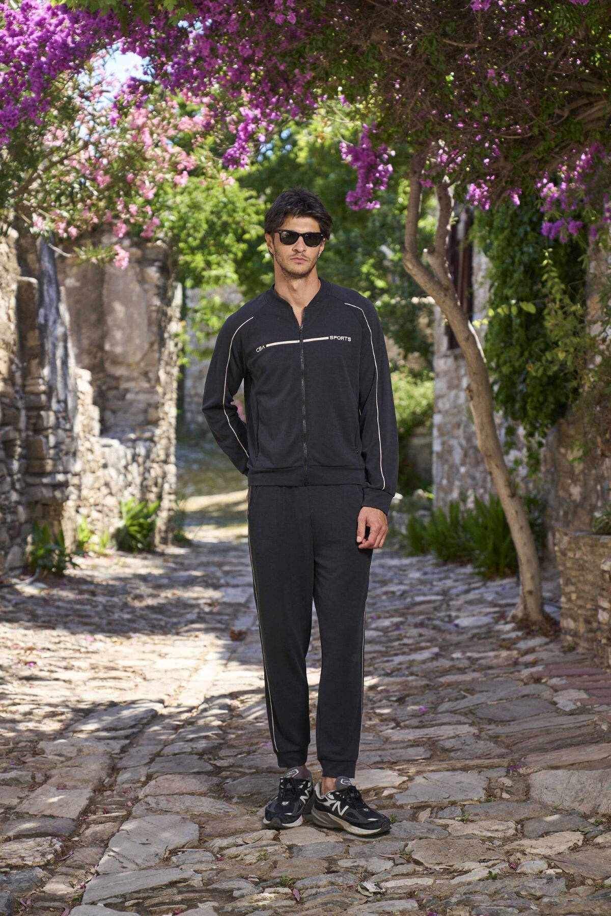 Dik yaka Ceketli Spor 2'Li Takım Cossy by Aqua 26194