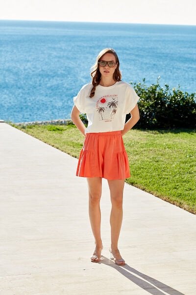 Kısa Kol Spor Şort Takım CossybyAqua 26754