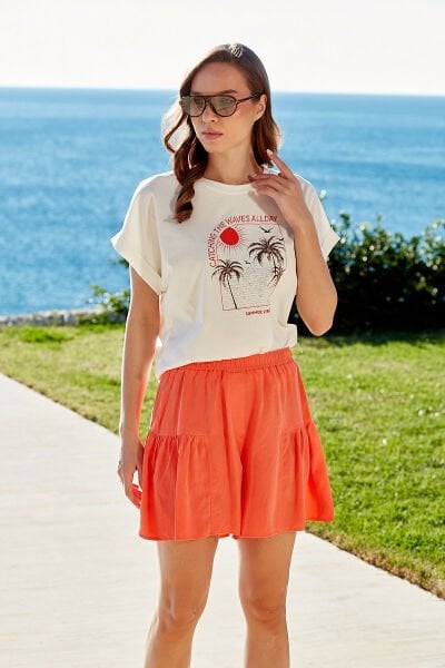 Kısa Kol Spor Şort Takım CossybyAqua 26754