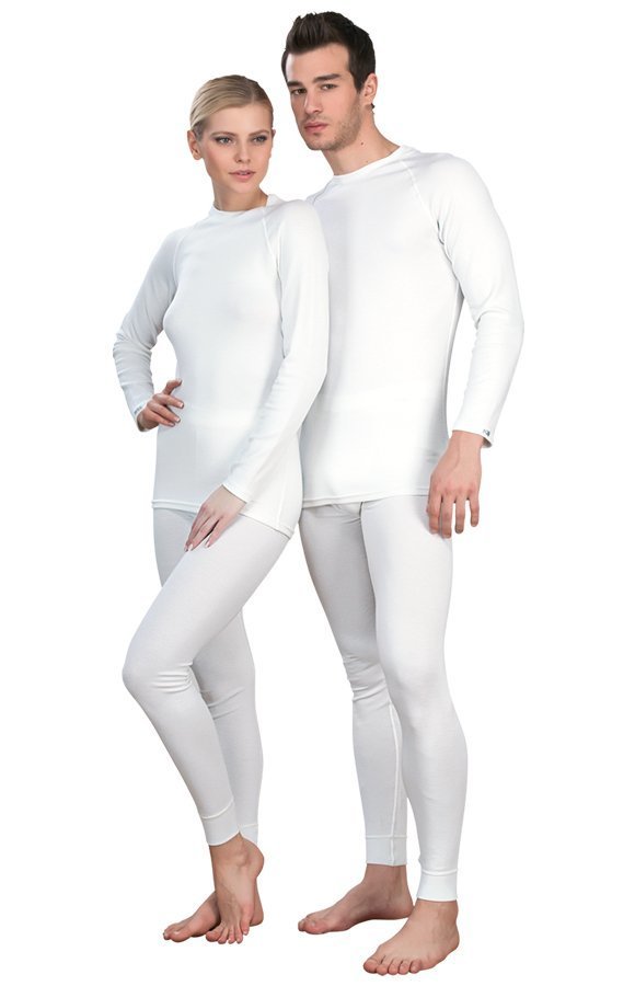 AQUA CM2509 THERMAL UZUN KOL SIFIR YAKA T-SHIRT UNISEX