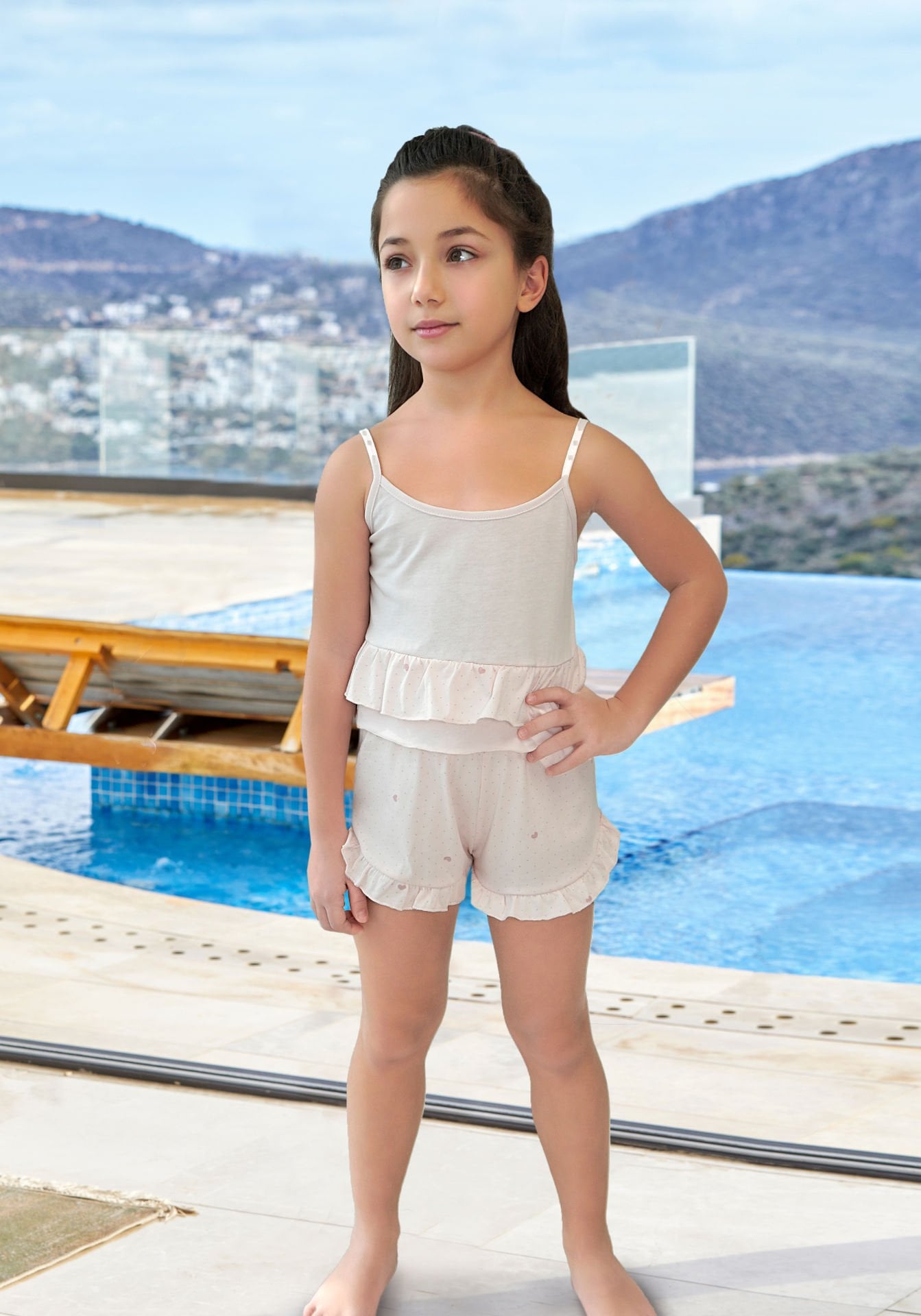 Çocuk Askılı Şort Takım Cossy by Aqua 24985